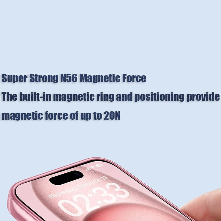 Luxury iPhone MagSafe Case Clear Plating Silicone Cover — Transparent Soft Design with Lens Film Protection, Slim Shockproof Anti-Fingerprint Non-Slip Finish