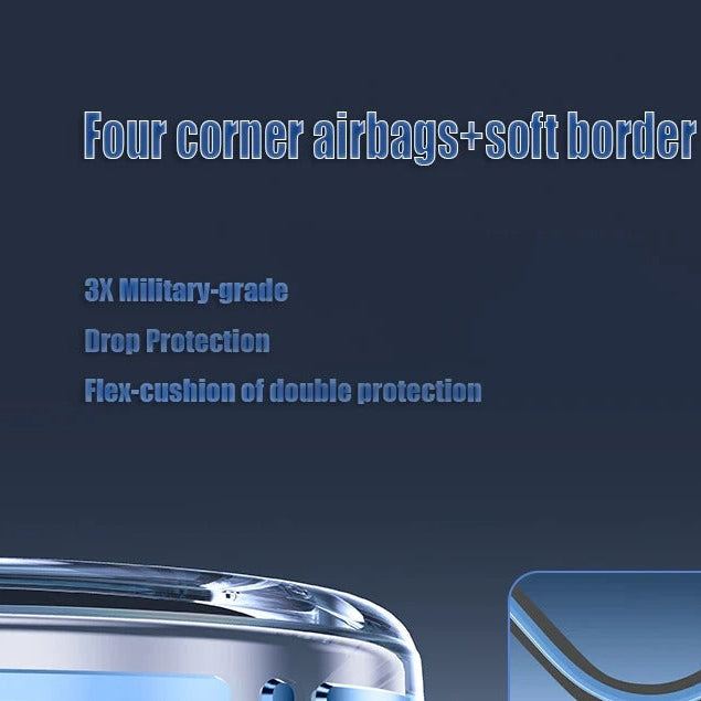 Luxury iPhone MagSafe Case Clear Plating Silicone Cover — Transparent Soft Design with Lens Film Protection, Slim Shockproof Anti-Fingerprint Non-Slip Finish