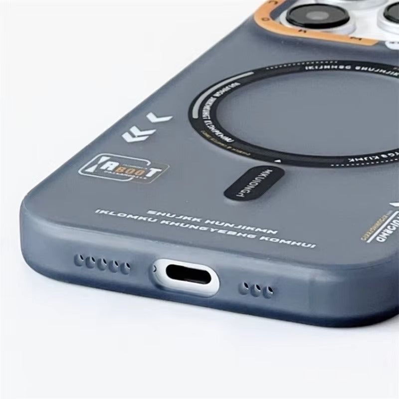 Luxury iPhone MagSafe Case Frosted Matte Cover — Magnetic Wireless Charging Compatible, Dual Layer Fall Protection, Anti-Fingerprint Scratch-Resistant Design