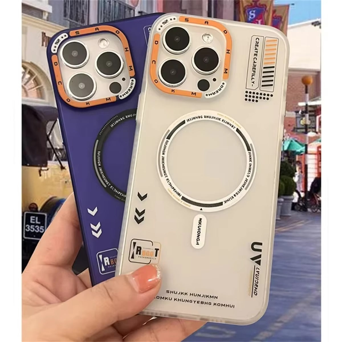 Luxury iPhone MagSafe Case Frosted Matte Cover — Magnetic Wireless Charging Compatible, Dual Layer Fall Protection, Anti-Fingerprint Scratch-Resistant Design