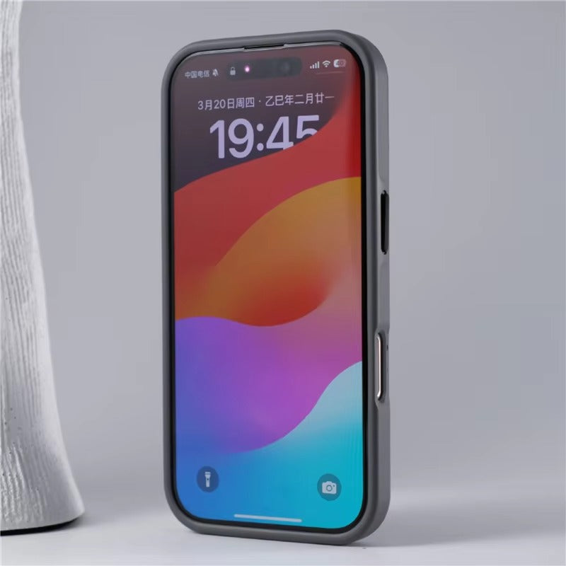 Luxury iPhone MagSafe Case Honeycomb Heat Dissipation — Matte Shockproof Cover with Lens Holder, Lightweight Anti-Fingerprint Scratch-Resistant Design