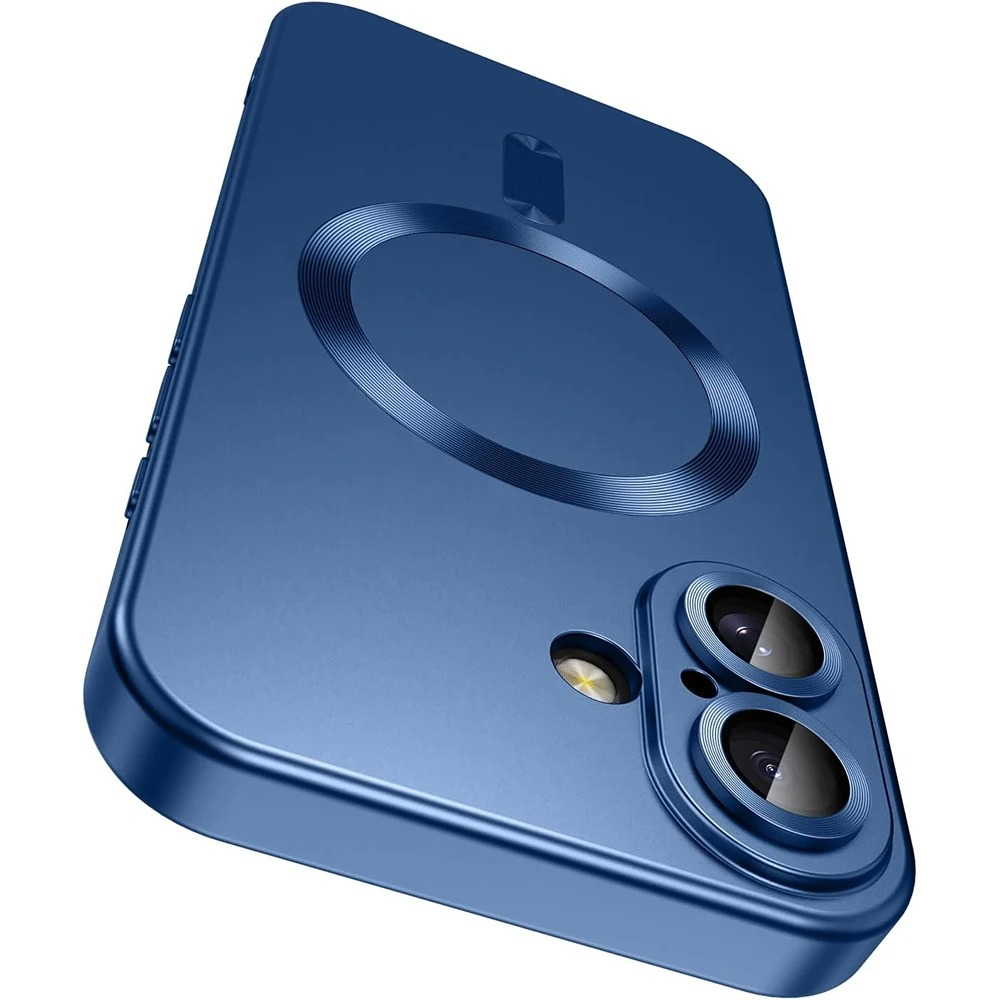 Luxury iPhone MagSafe Case — Magnetic Wireless Charging Full Coverage Silicone Cover, Camera Protection, Slim Shockproof Anti-Fingerprint Matte Design