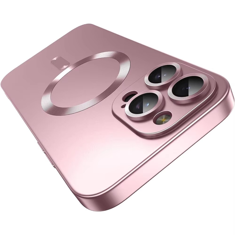 Luxury iPhone MagSafe Case — Magnetic Wireless Charging Full Coverage Silicone Cover, Camera Protection, Slim Shockproof Anti-Fingerprint Matte Design