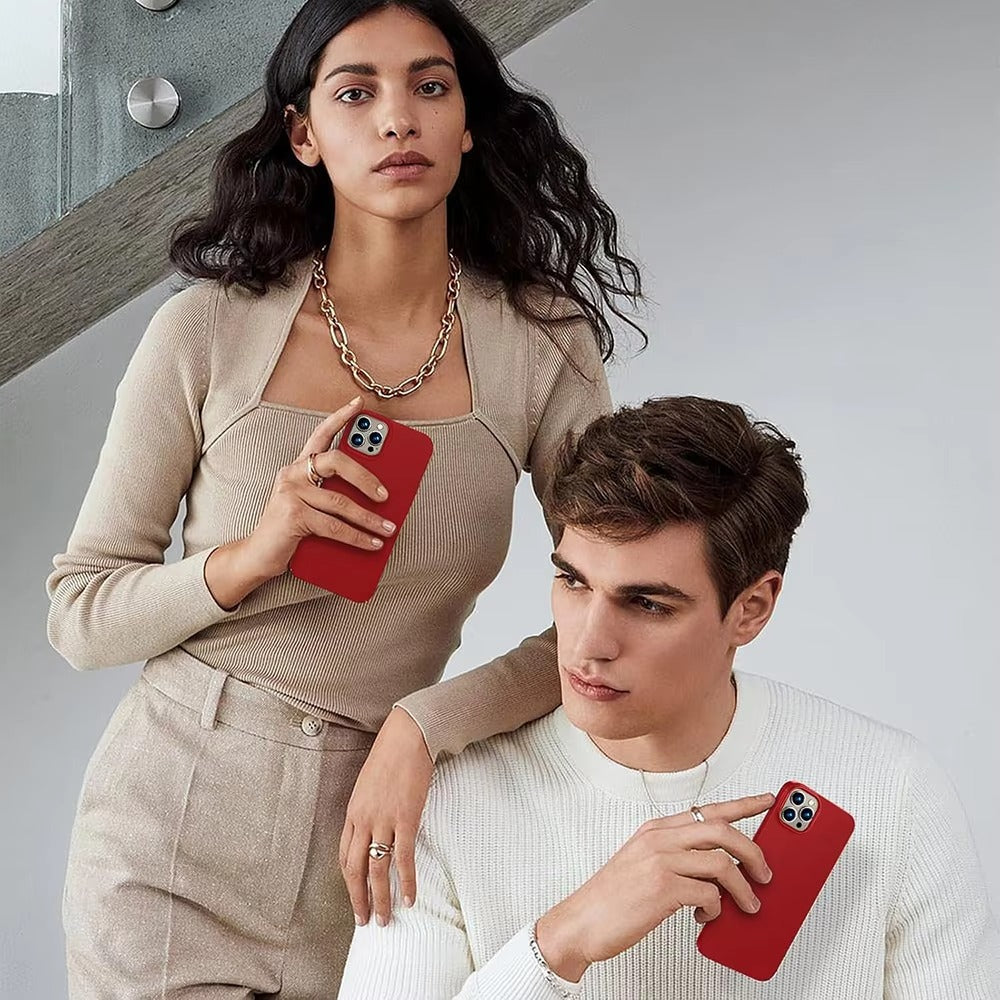 Luxury iPhone Matte Hard PC Case — Ultra-Thin Solid Color Back Cover, Slim Shockproof Design, Anti-Fingerprint Scratch-Resistant Non-Slip Finish