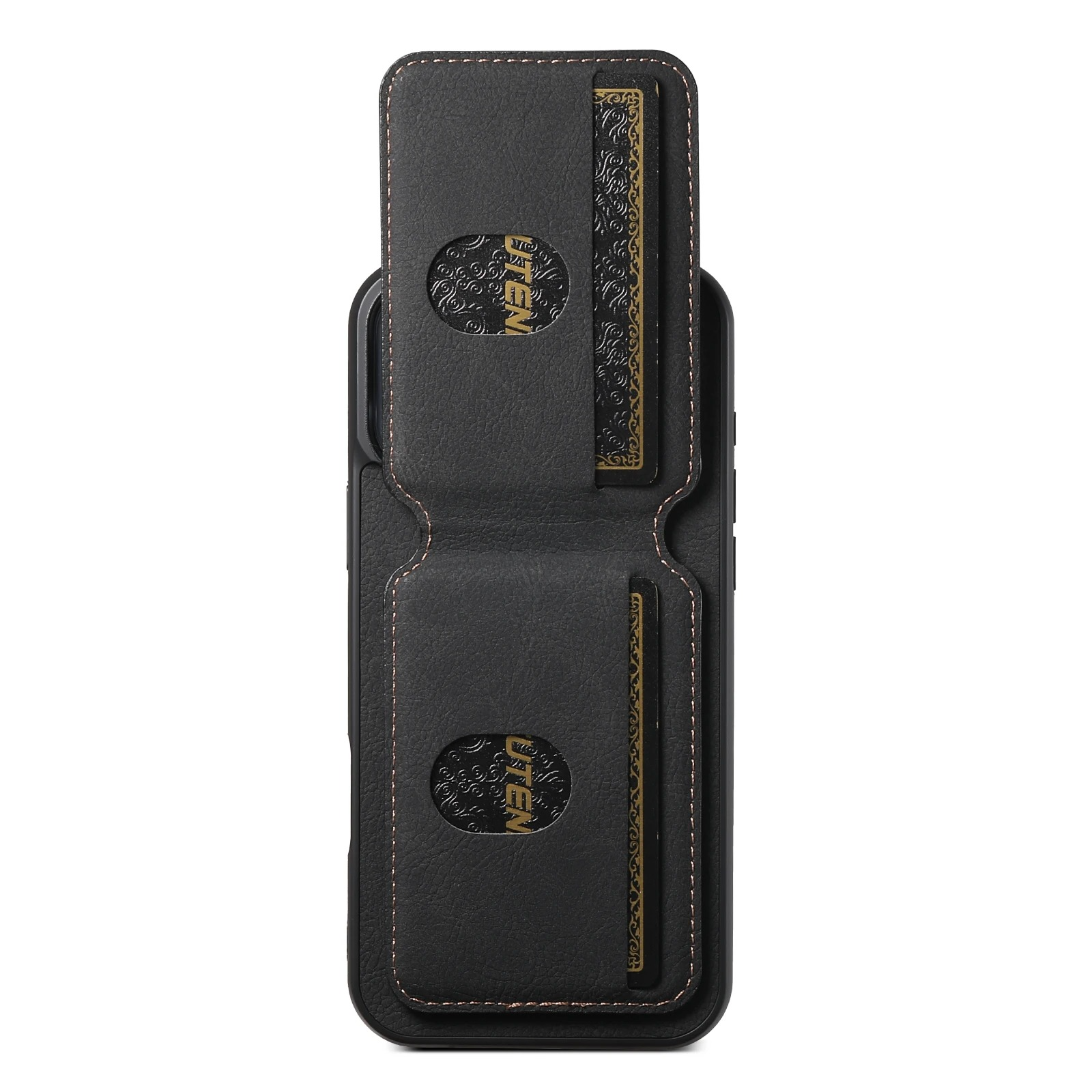 Luxury iPhone Case — PU Leather Wallet Cover with Card Holder, Magnetic Stand Design, Shockproof Protection and Stylish Non-Slip Pocket Finish