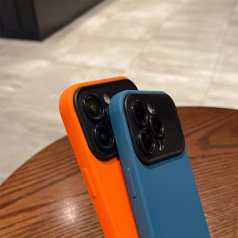 Luxury iPhone Silicone Candy Case — Soft Shockproof Full Coverage Design, Camera Protection, Matte Anti-Fingerprint Scratch-Resistant Non-Slip Finish