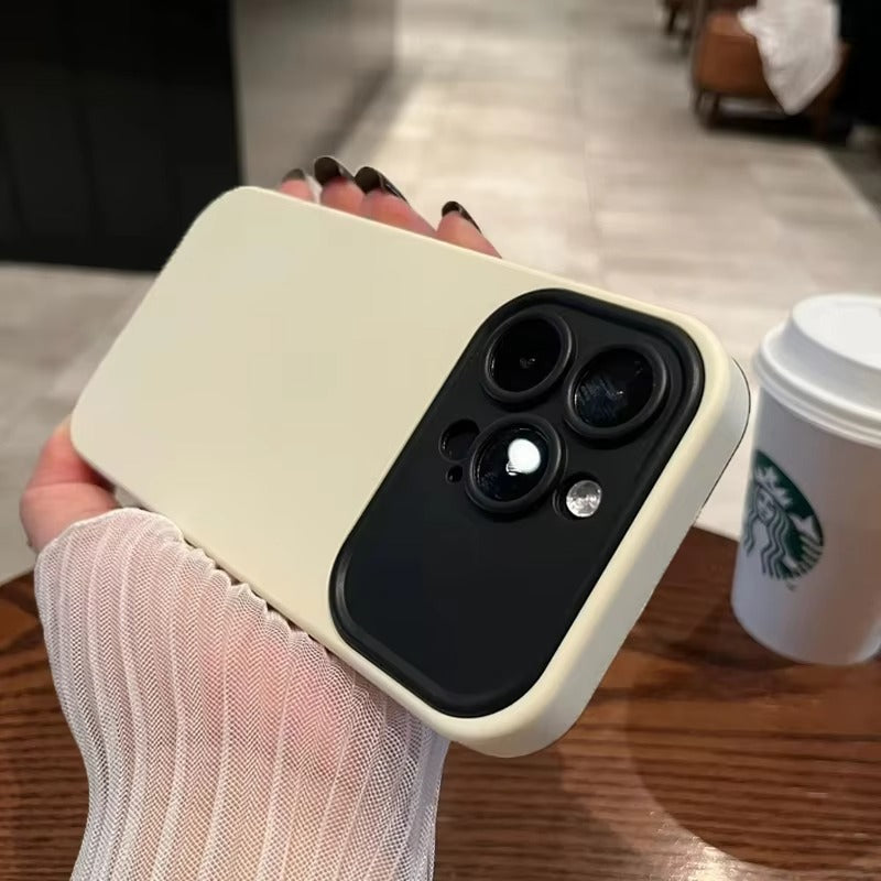 Luxury iPhone Silicone Candy Case — Soft Shockproof Full Coverage Design, Camera Protection, Matte Anti-Fingerprint Scratch-Resistant Non-Slip Finish