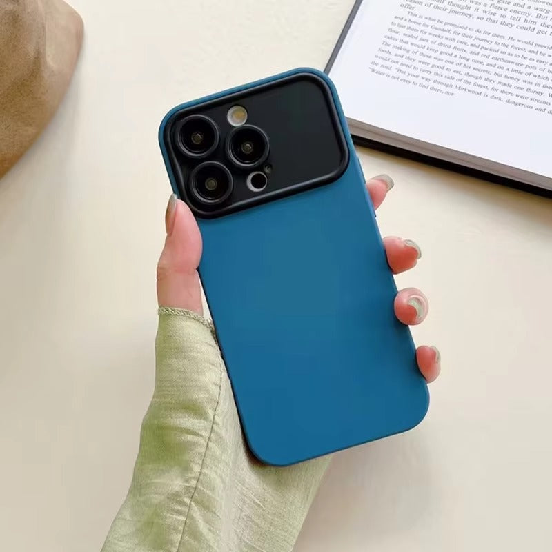 Luxury iPhone Silicone Candy Case — Soft Shockproof Full Coverage Design, Camera Protection, Matte Anti-Fingerprint Scratch-Resistant Non-Slip Finish