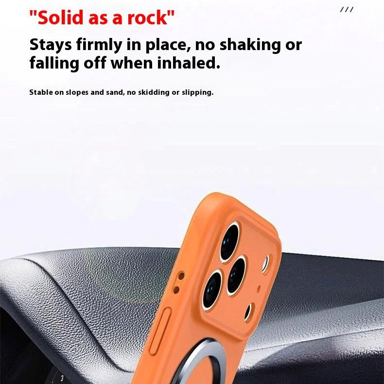 Premium iPhone Case — Carbon Fiber Soft Liquid Silicone Cover, MagSafe Compatible, Wireless-Charging, Shockproof, Anti-Fingerprint, Full Protection