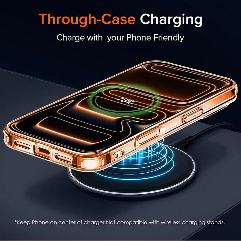 Premium Clear iPhone Case Ultra Thin Shockproof Protective Cover — Anti-Fingerprint TPU + PC Hybrid Design with Non-Slip Grip and Scratch Resistance