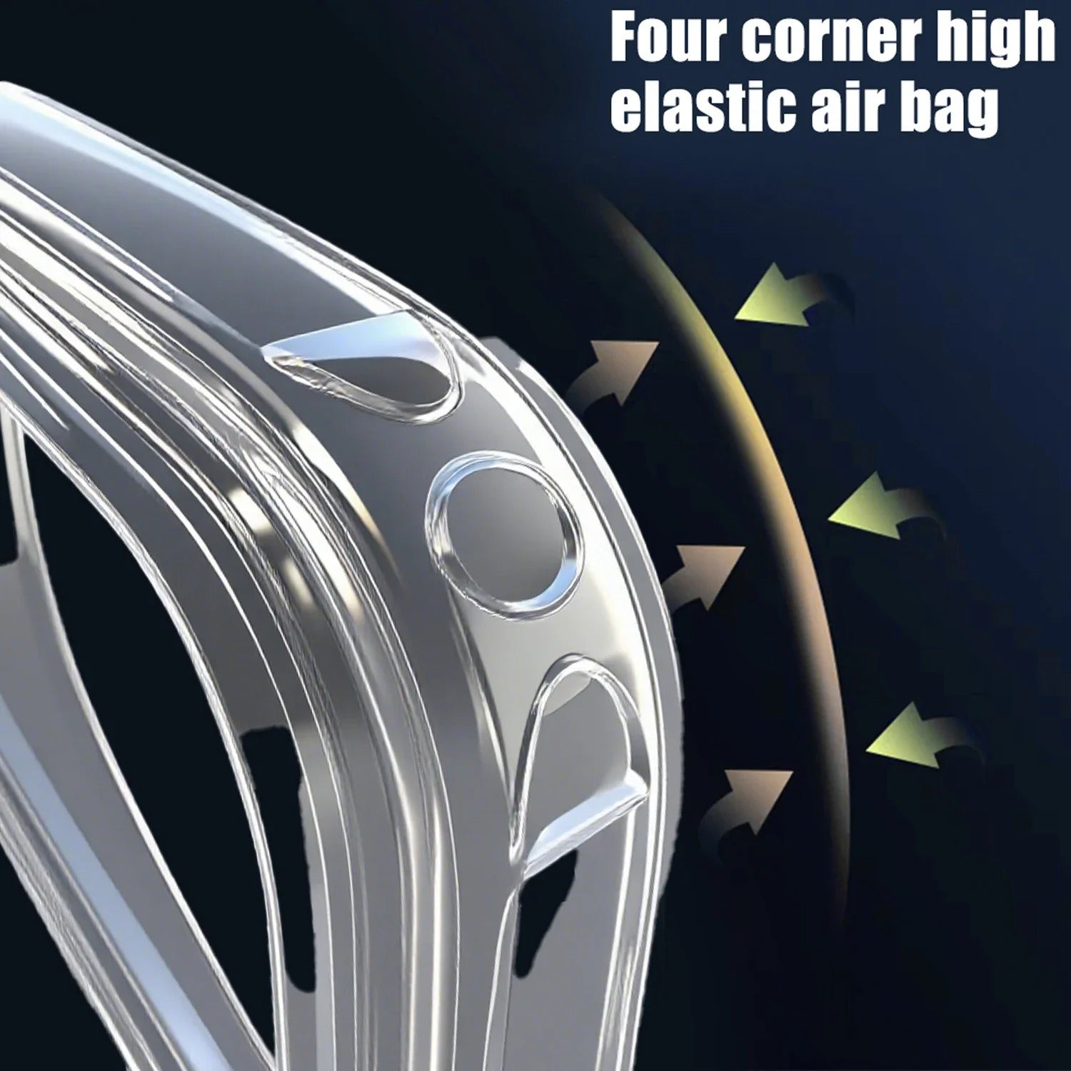 Premium Clear iPhone Case Ultra Thin Shockproof Protective Cover — Anti-Fingerprint TPU + PC Hybrid Design with Non-Slip Grip and Scratch Resistance