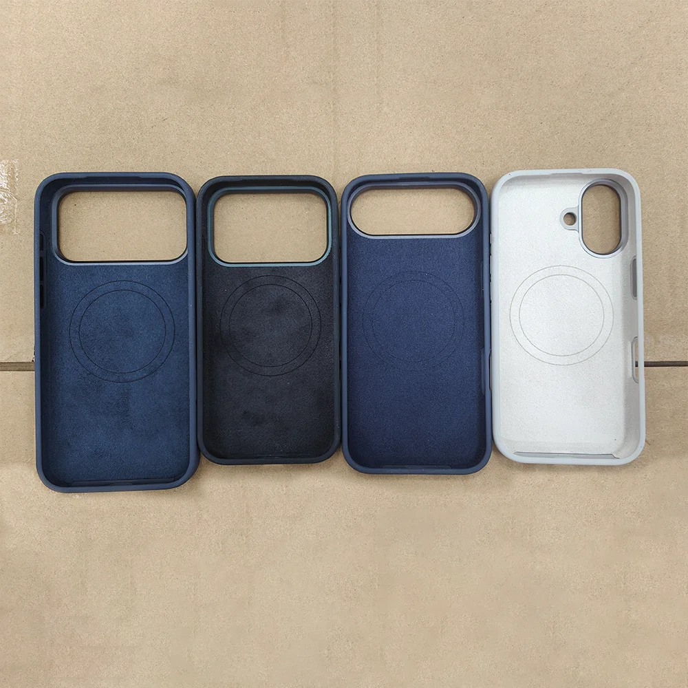 Premium Magnetic Liquid Silicone iPhone Case — MagSafe Wireless Charging, Alloy Lens Protection, Soft Anti-Fingerprint Matte Shockproof Cover