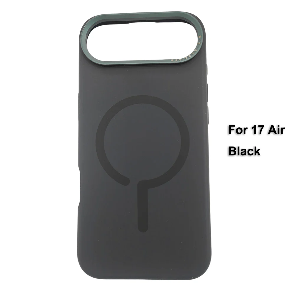 Premium Magnetic Liquid Silicone iPhone Case — MagSafe Wireless Charging, Alloy Lens Protection, Soft Anti-Fingerprint Matte Shockproof Cover