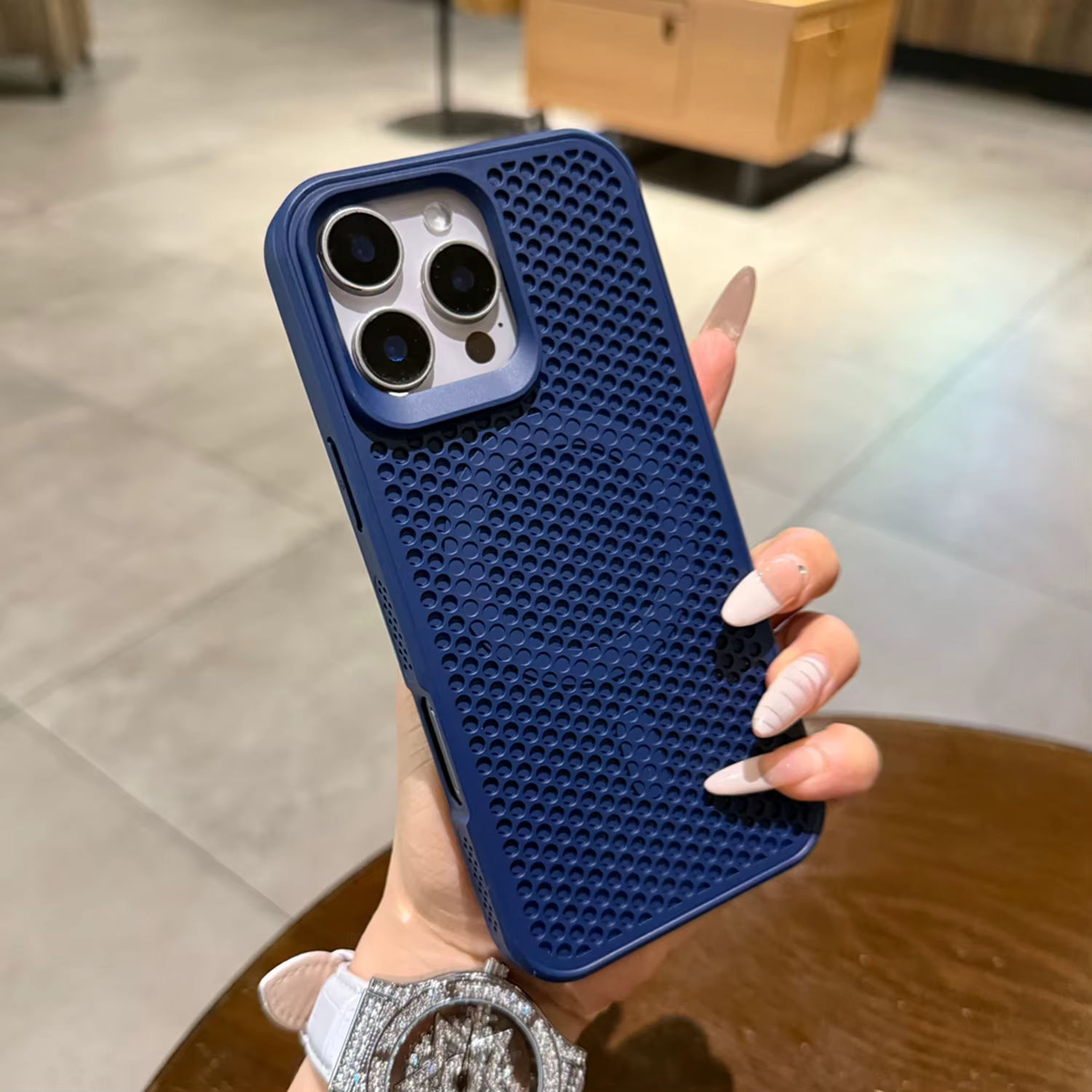 Premium iPhone Case — Magnetic Cooling Heat-Dissipation Hard Back Cover, Breathable, Shockproof, Anti-Fingerprint, Dustproof, Matte Finish, MagSafe Compatible