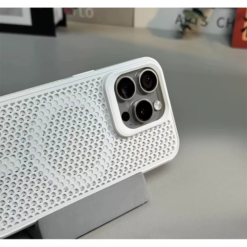 Premium iPhone Case — Magnetic Cooling Heat-Dissipation Hard Back Cover, Breathable, Shockproof, Anti-Fingerprint, Dustproof, Matte Finish, MagSafe Compatible