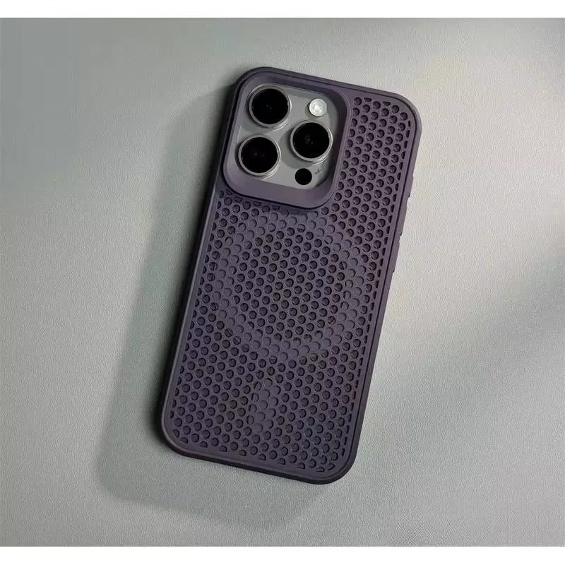 Premium iPhone Case — Magnetic Cooling Heat-Dissipation Hard Back Cover, Breathable, Shockproof, Anti-Fingerprint, Dustproof, Matte Finish, MagSafe Compatible
