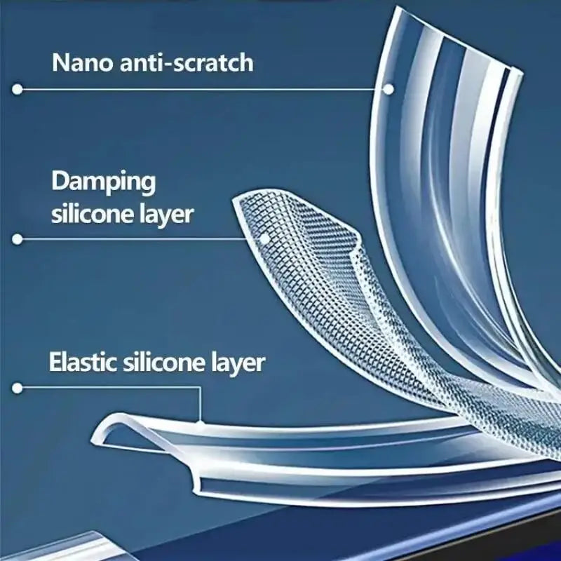 Premium Transparent iPhone Case — Shockproof Clear PC+TPU Cover with Corner Protection, Anti-Scratch, Slim Protective Shell