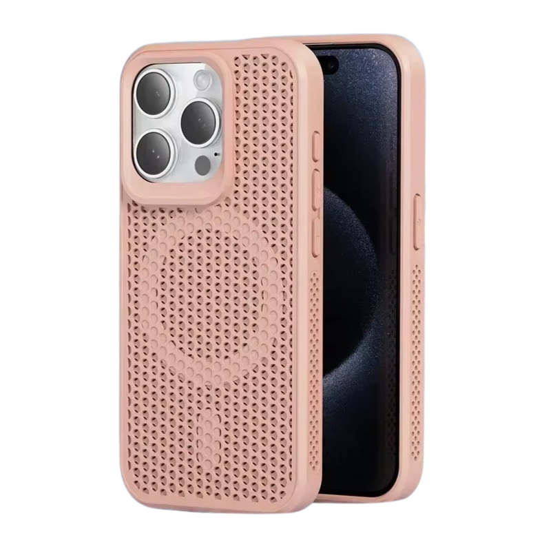 Premium iPhone Case — Magnetic Cooling Heat-Dissipation Hard Back Cover, Breathable, Shockproof, Anti-Fingerprint, Dustproof, Matte Finish, MagSafe Compatible