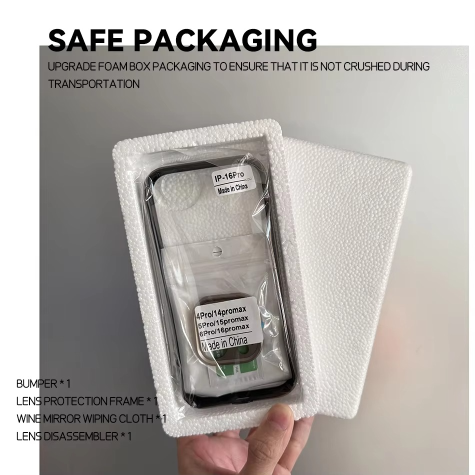 Premium iPhone Case Aluminum Metal Bumper with Silicone Frame — Hybrid Design, Camera Lens Protection, Shockproof Cover, Better Heat Dissipation, Scratch-Resistant