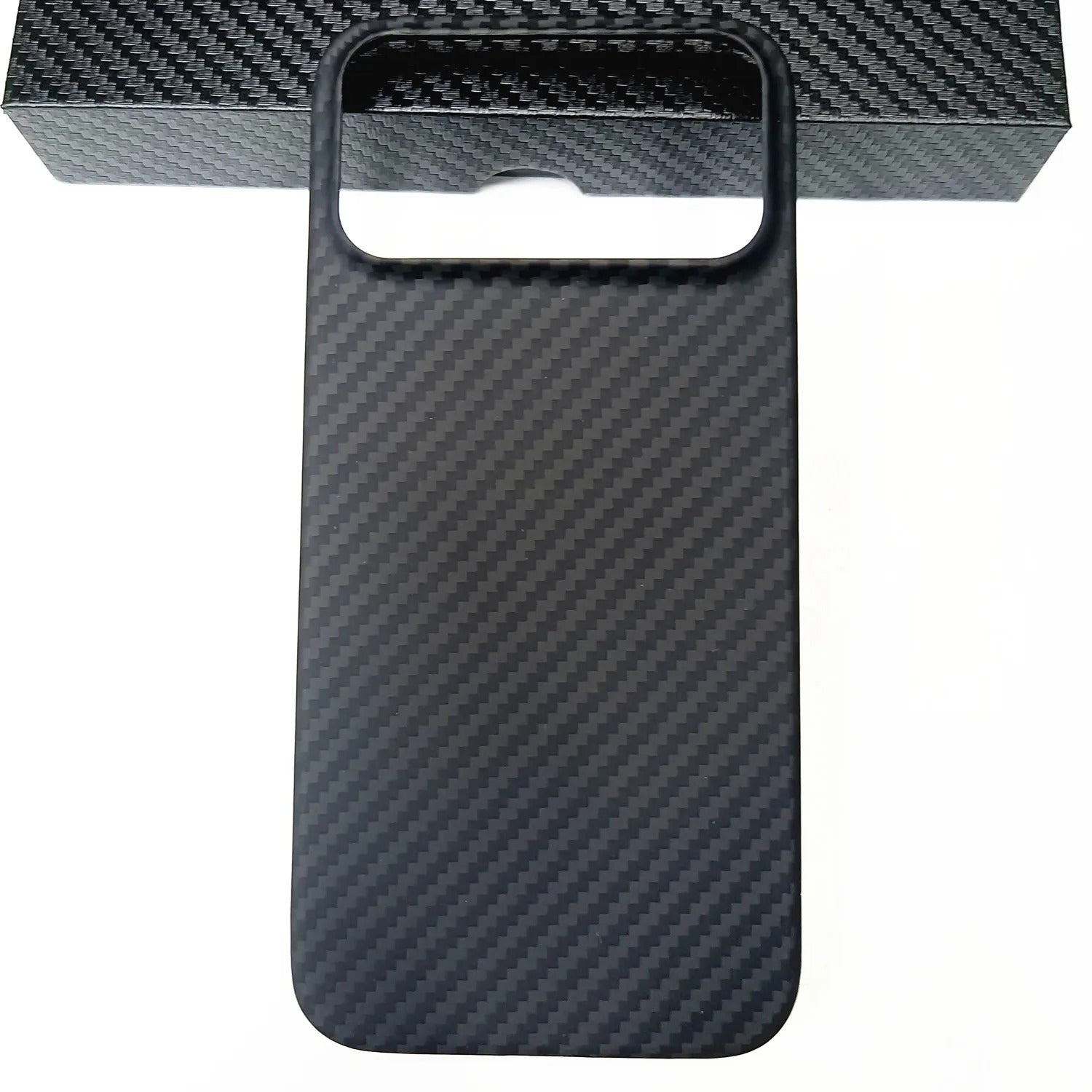 Premium iPhone Case — 1500D Aramid Carbon Fiber Ultra-Thin Hard Armor Cover with Shockproof Lightweight Anti-Fingerprint Full-Coverage Design