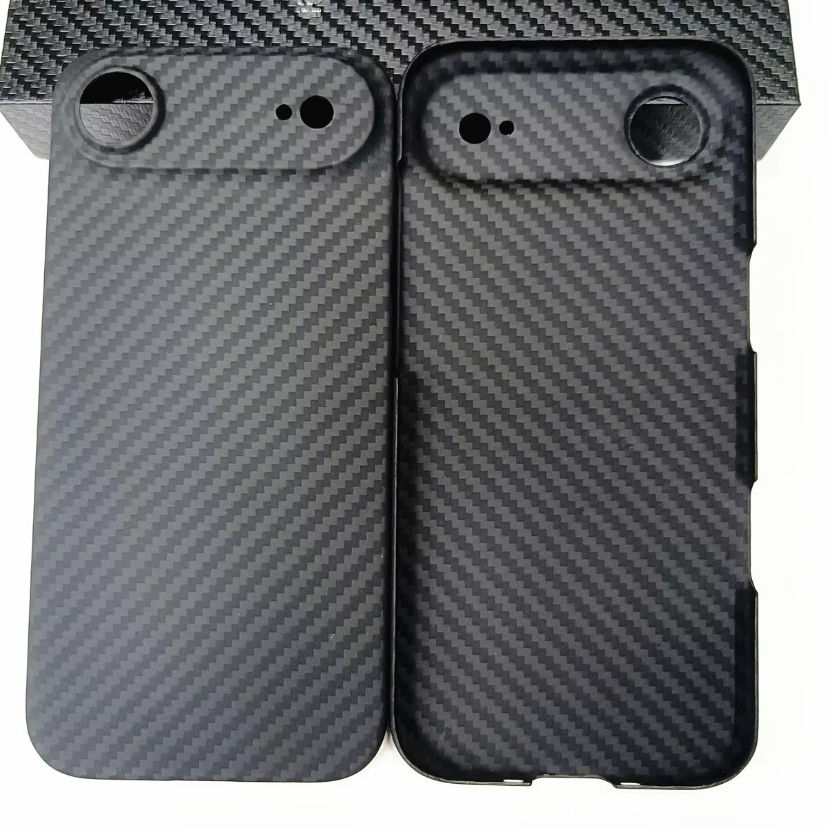 Premium iPhone Case — 1500D Aramid Carbon Fiber Ultra-Thin Hard Armor Cover with Shockproof Lightweight Anti-Fingerprint Full-Coverage Design