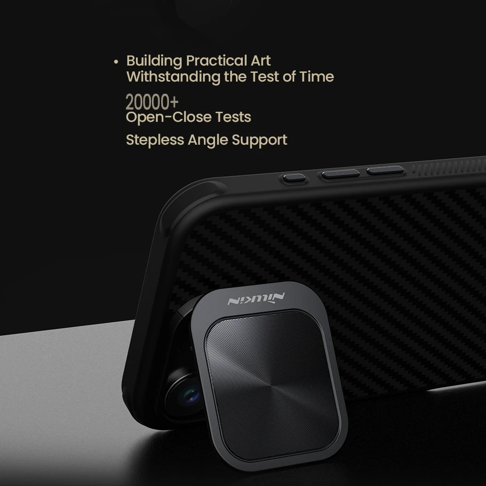 Premium iPhone Case — CarboProp Magnetic TPU+PC Cover with Lens Holder, Shockproof Protective Shell & MagSafe-Compatible Design