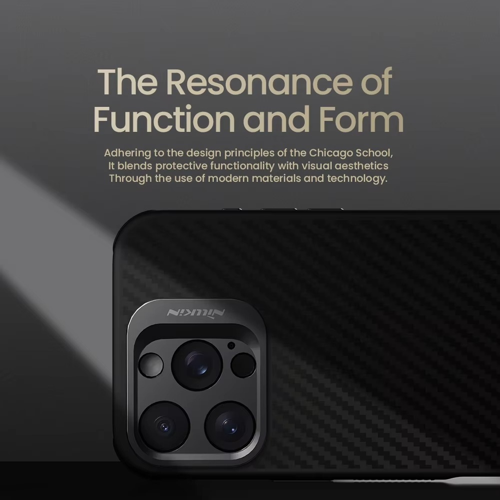 Premium iPhone Case — CarboProp Magnetic TPU+PC Cover with Lens Holder, Shockproof Protective Shell & MagSafe-Compatible Design