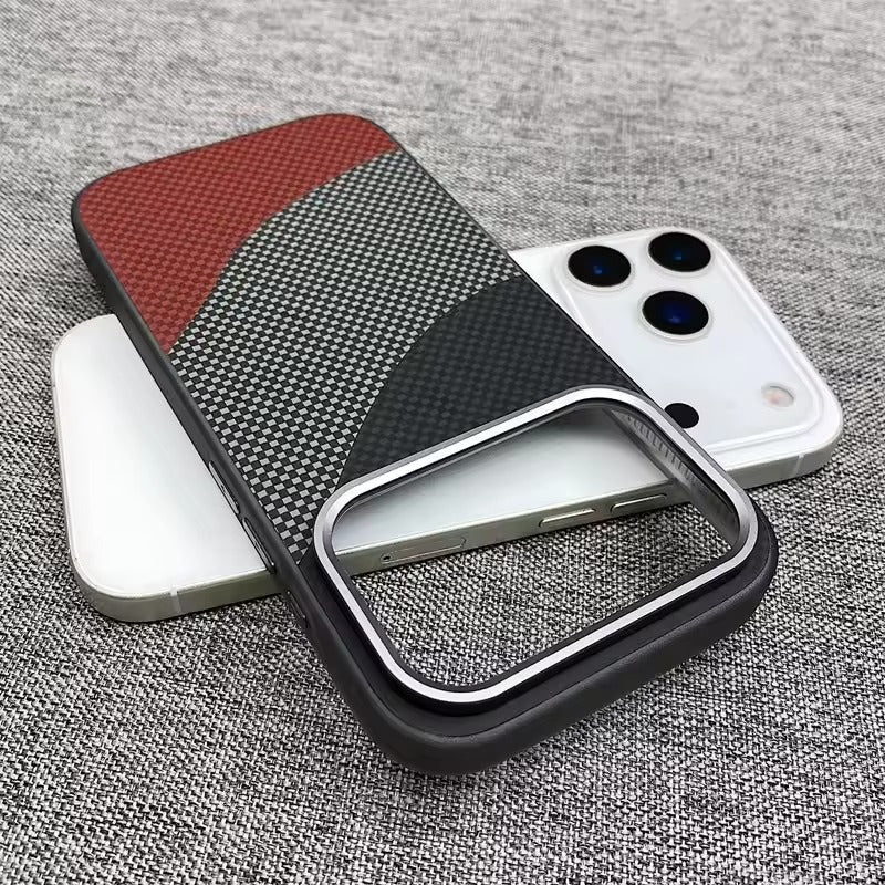 Luxury iPhone Case — Leather Plating Cover with Soft TPU Edges, Shockproof Anti-Scratch Design, Ultra-Thin Plated Frame & Full Camera Lens Protection