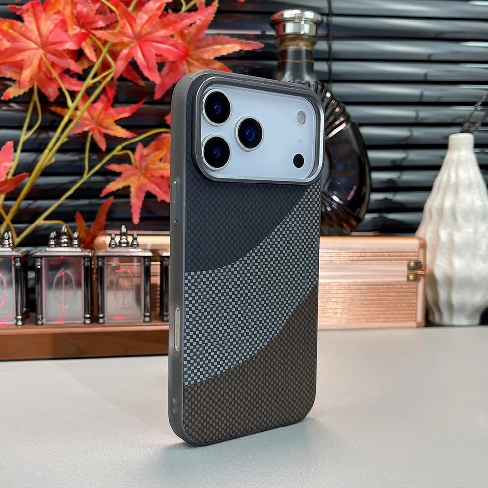 Luxury iPhone Case — Leather Plating Cover with Soft TPU Edges, Shockproof Anti-Scratch Design, Ultra-Thin Plated Frame & Full Camera Lens Protection