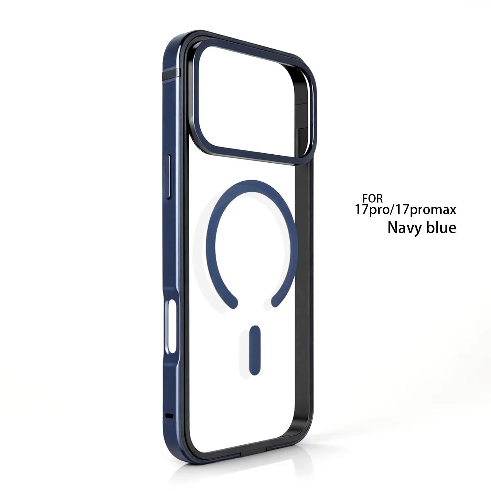 Premium iPhone Case — High-End Metal Frame with MagSafe Magnetic Charging, HD Acrylic Backplate, Durable Aluminum Alloy Protective Design