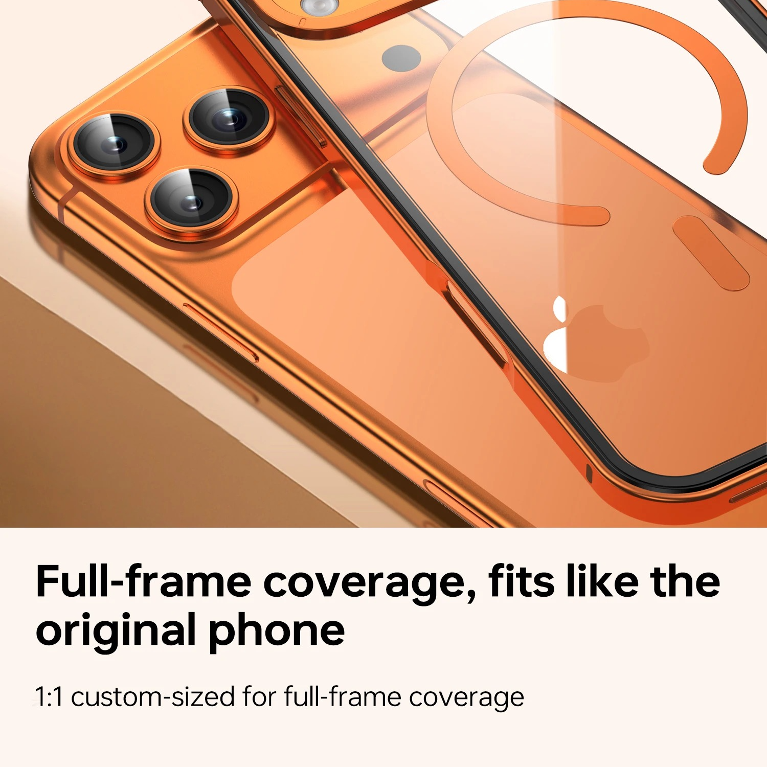 Premium iPhone Case — High-End Metal Frame with MagSafe Magnetic Charging, HD Acrylic Backplate, Durable Aluminum Alloy Protective Design
