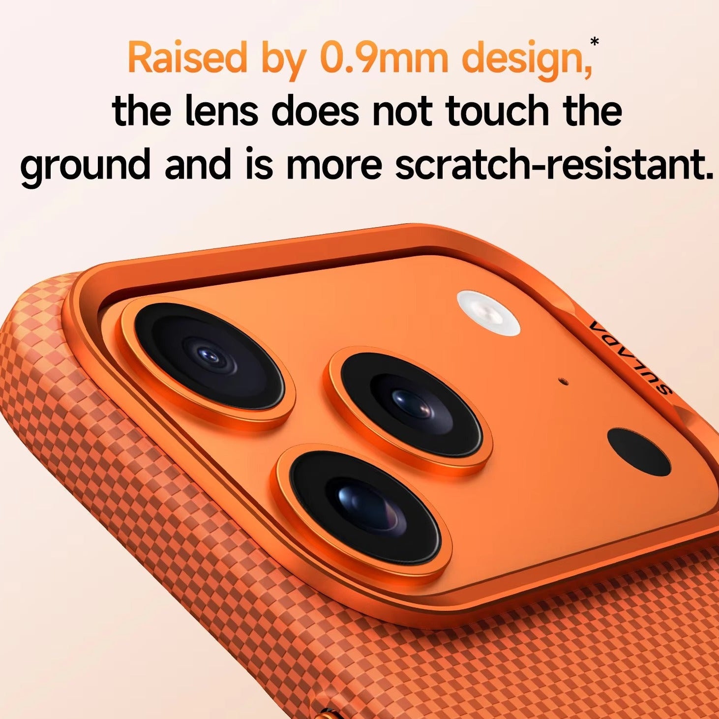 Premium iPhone Case — Kevlar Checkered Magnetic Stand Cover with Carbon Fiber Pattern, MagSafe PC Hard Shell & Raised Scratch-Resistant Lens Protection