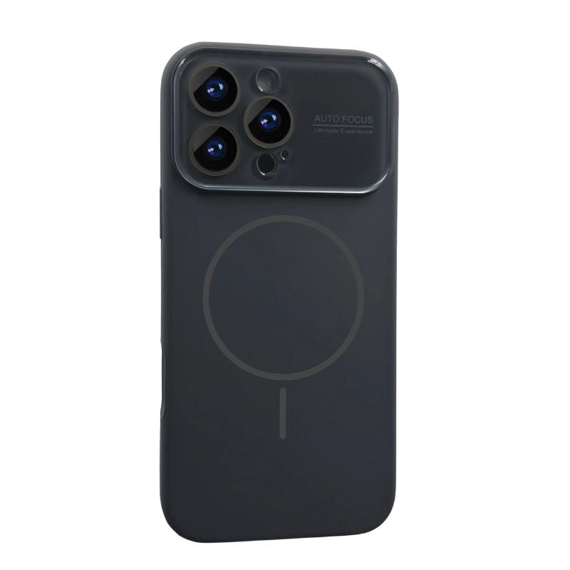 Premium iPhone Case — Liquid Silicone MagSafe Cover with Acrylic Lens Protection, Shockproof Soft-Touch Design & Half-Wrapped Finish