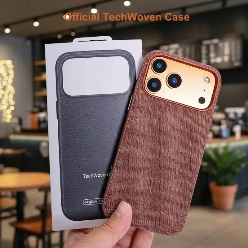 Premium iPhone Case — MagSafe Magnetic Business Cover with Wireless Charging, Full Protection, Durable Polyester Fiber Design