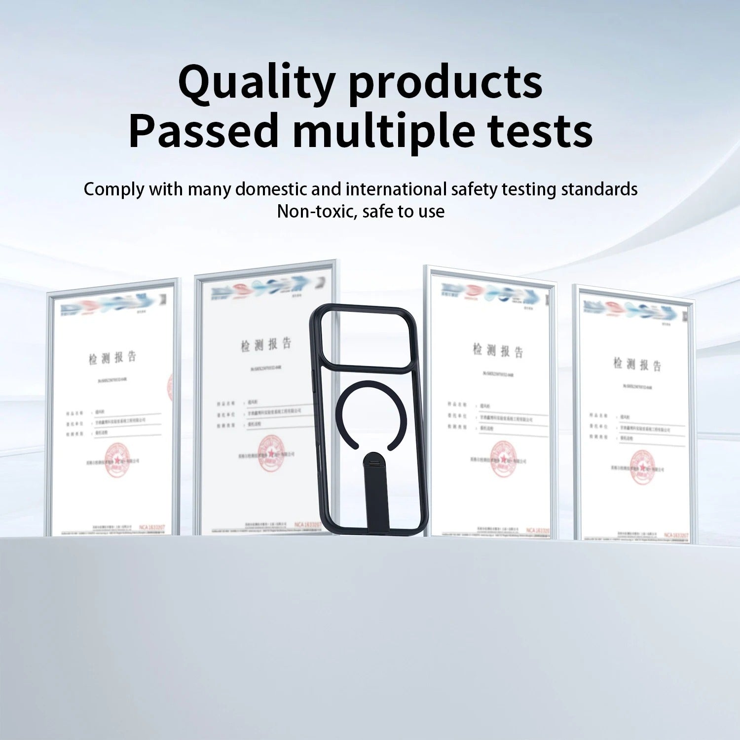 Premium iPhone Case — MagSafe Magnetic PC+TPU Cover with 360° Rotating Stand, Anti-Fingerprint Design and Durable Shock-Resistant Protection