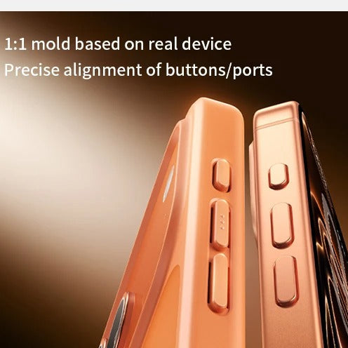 Premium iPhone Case — MagSafe Shockproof TPU Cover with 360° Rotating Stand, Camera Protection, Touch Button Design and Anti-Fingerprint Dustproof Finish