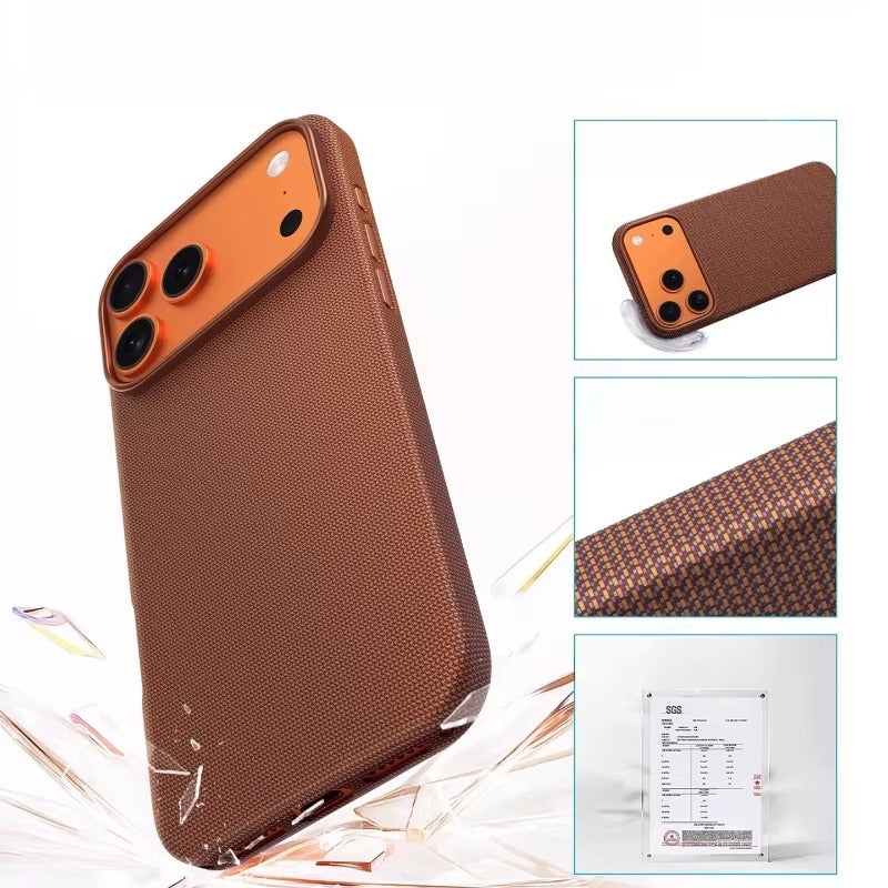 Premium iPhone Case — MagSafe Strong Magnetic Leather Cover with Wireless Charging, Shockproof Protection, Durable Artificial Leather Design