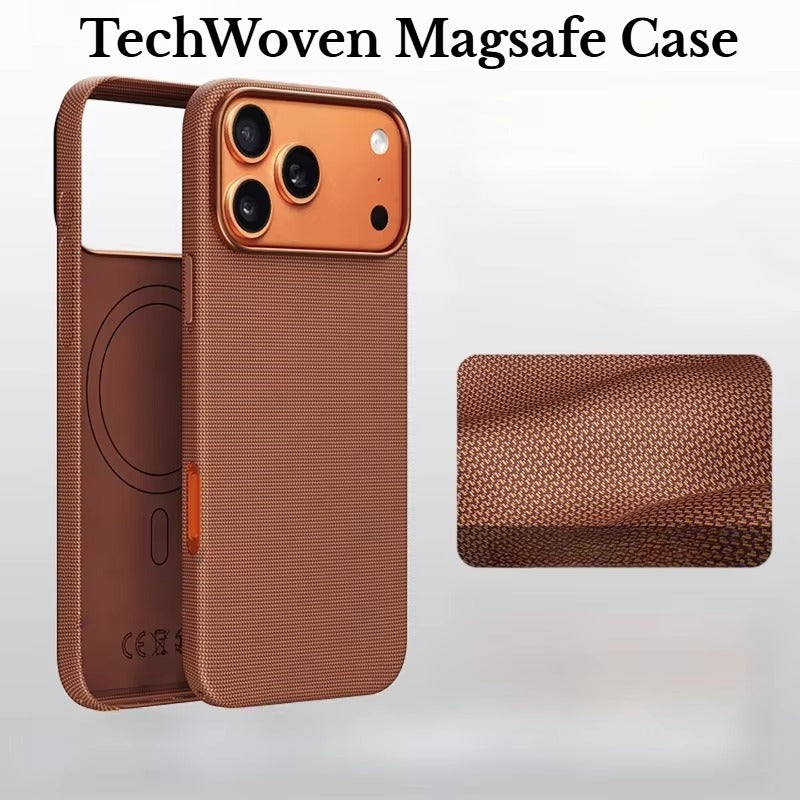 Premium iPhone Case — MagSafe Strong Magnetic Leather Cover with Wireless Charging, Shockproof Protection, Durable Artificial Leather Design