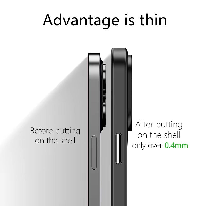 Premium iPhone Case — Magnetic Kevlar Aramid Fiber Cover with Anti-Drop Heavy-Duty Protection, Anti-Fingerprint Non-Slip Design & MagSafe Compatibility