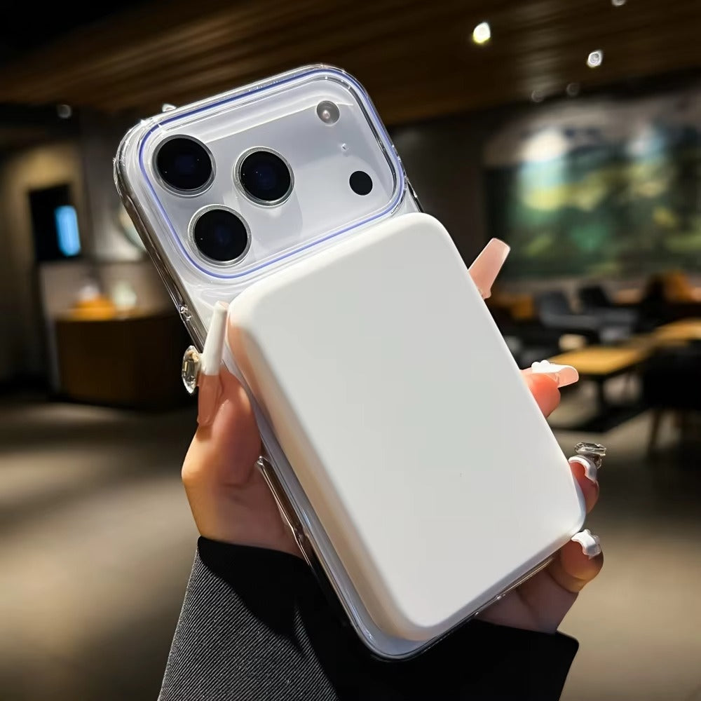 Premium iPhone Case — Magnetic Transparent Hard PC Slim Cover with Shockproof Protection and MagSafe Wireless-Charging Safe Design