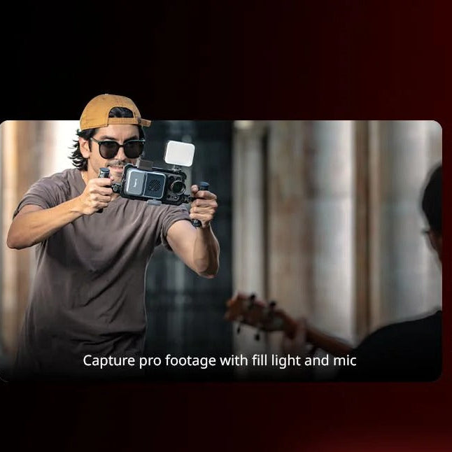 Premium iPhone Case — Professional Mobile Video Cage with T-Mount & 17mm Lens Backplates, Quick-Release Expansion System, Cold Shoe Mounts & All-Metal Protective Design