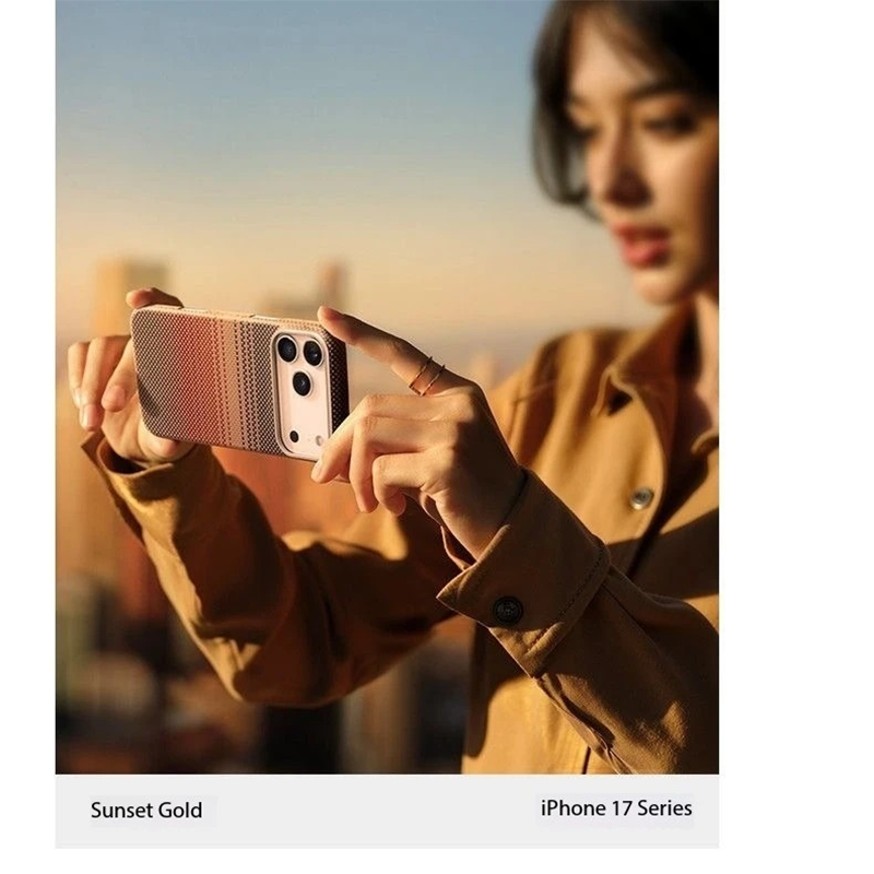 Premium iPhone Case — Real Carbon Fiber Aramid Magnetic Cover with MagSafe Support, Tough Lightweight Protective Design