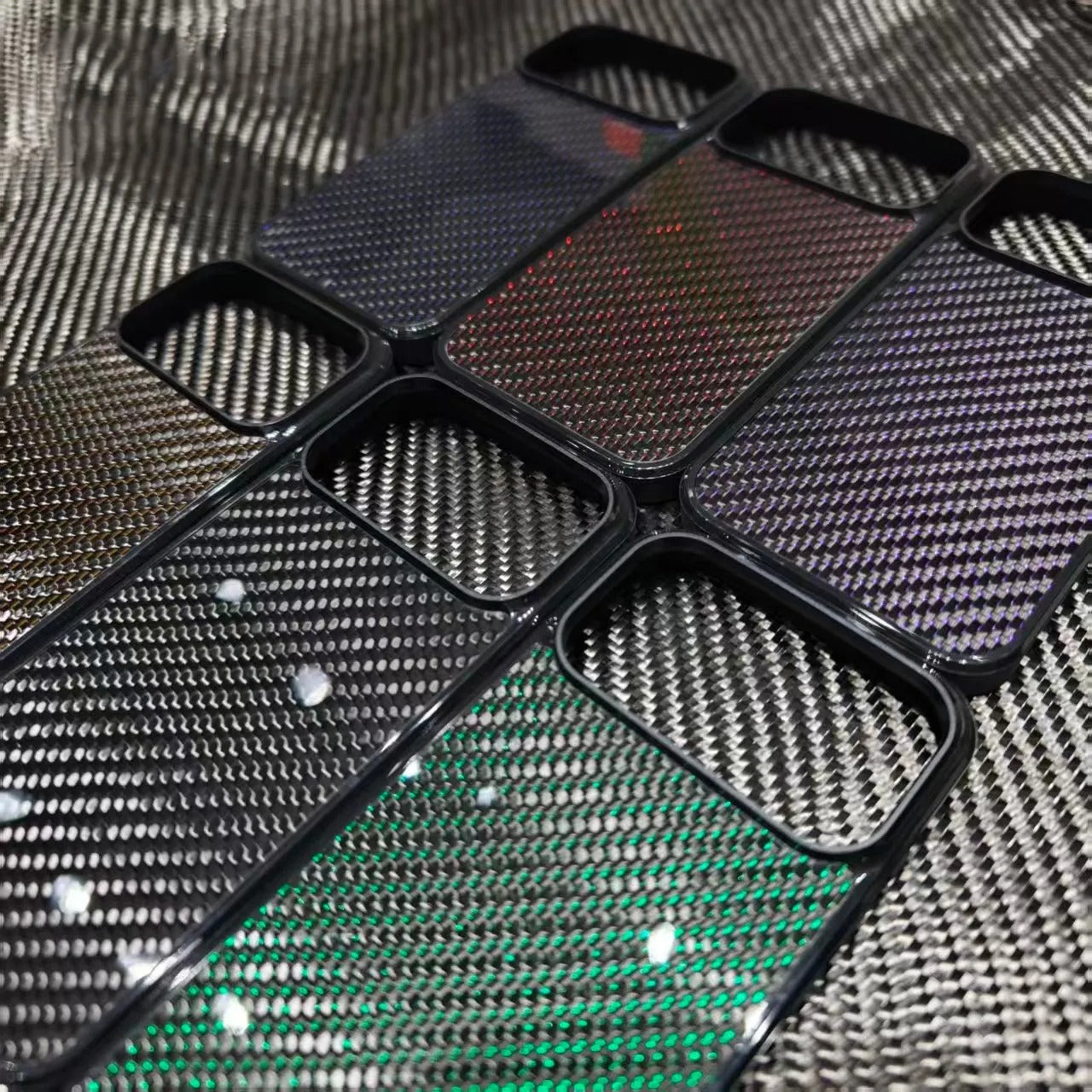 Premium iPhone Case — Real Woven Carbon Fiber MagSafe Cover with Shockproof Dual-Layer Full-Coverage Protection & Lightweight Non-Slip Design