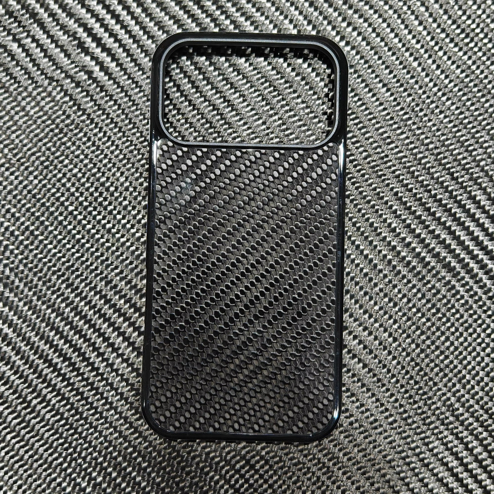 Premium iPhone Case — Real Woven Carbon Fiber MagSafe Cover with Shockproof Dual-Layer Full-Coverage Protection & Lightweight Non-Slip Design