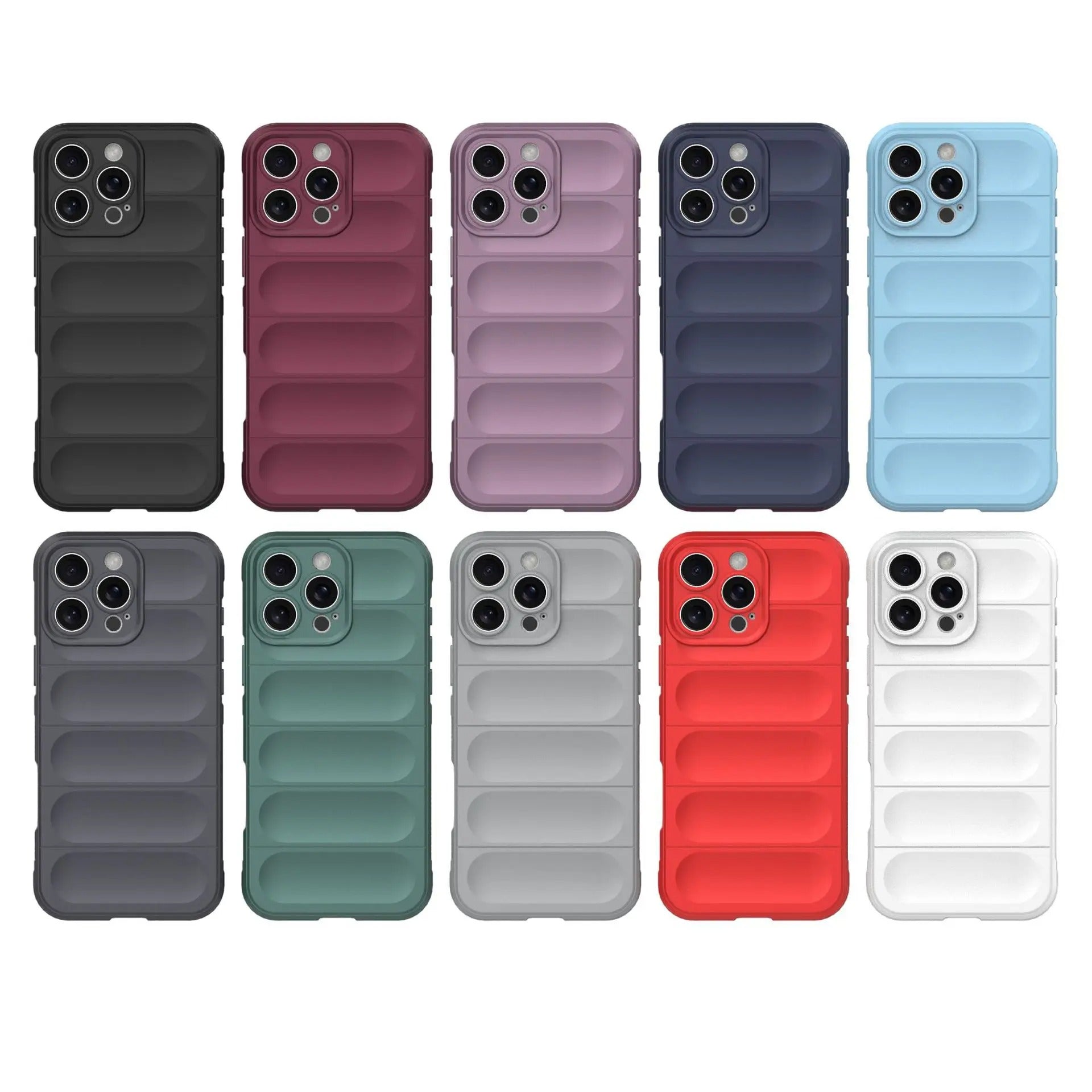 Premium iPhone Case — Soft Silicone Anti-Fall Protective Cover with Lightweight Dustproof Anti-Fingerprint Design