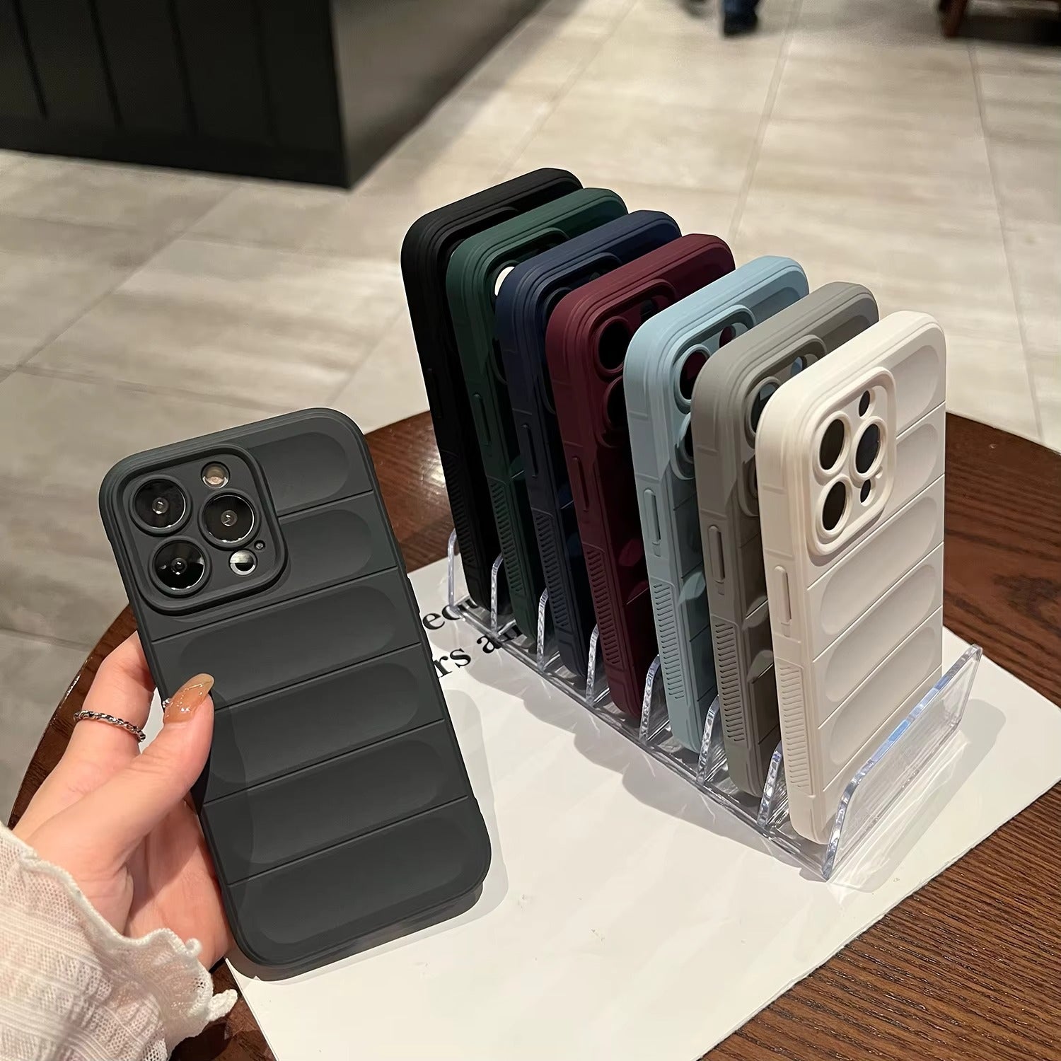 Premium iPhone Case — Soft Silicone Anti-Fall Protective Cover with Lightweight Dustproof Anti-Fingerprint Design