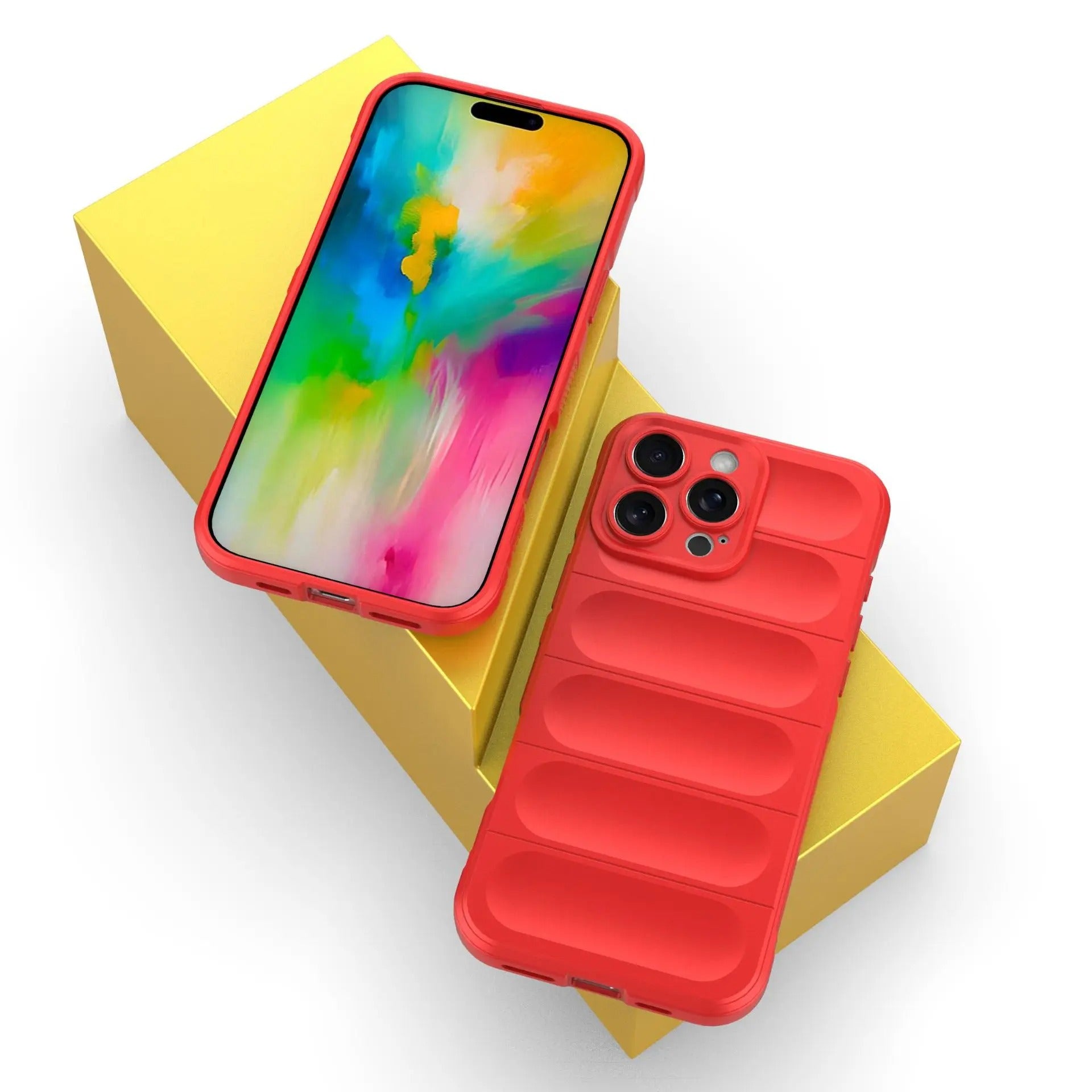 Premium iPhone Case — Soft Silicone Anti-Fall Protective Cover with Lightweight Dustproof Anti-Fingerprint Design
