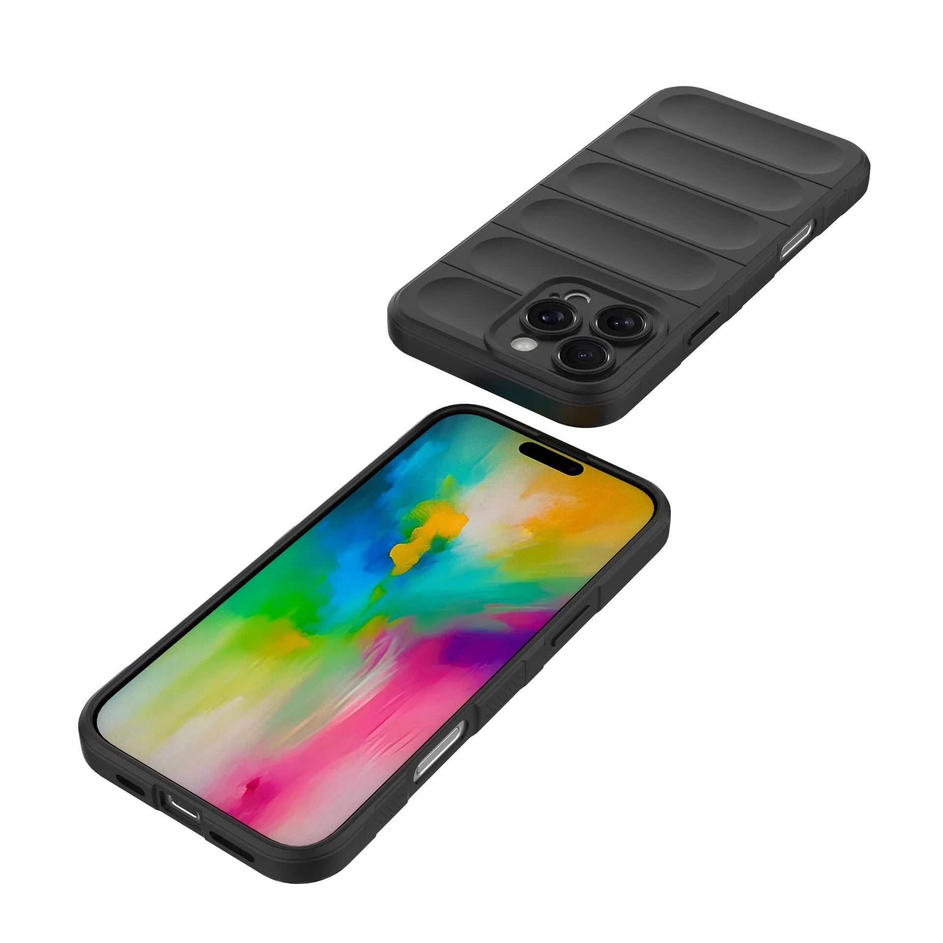 Premium iPhone Case — Soft Silicone Anti-Fall Protective Cover with Lightweight Dustproof Anti-Fingerprint Design