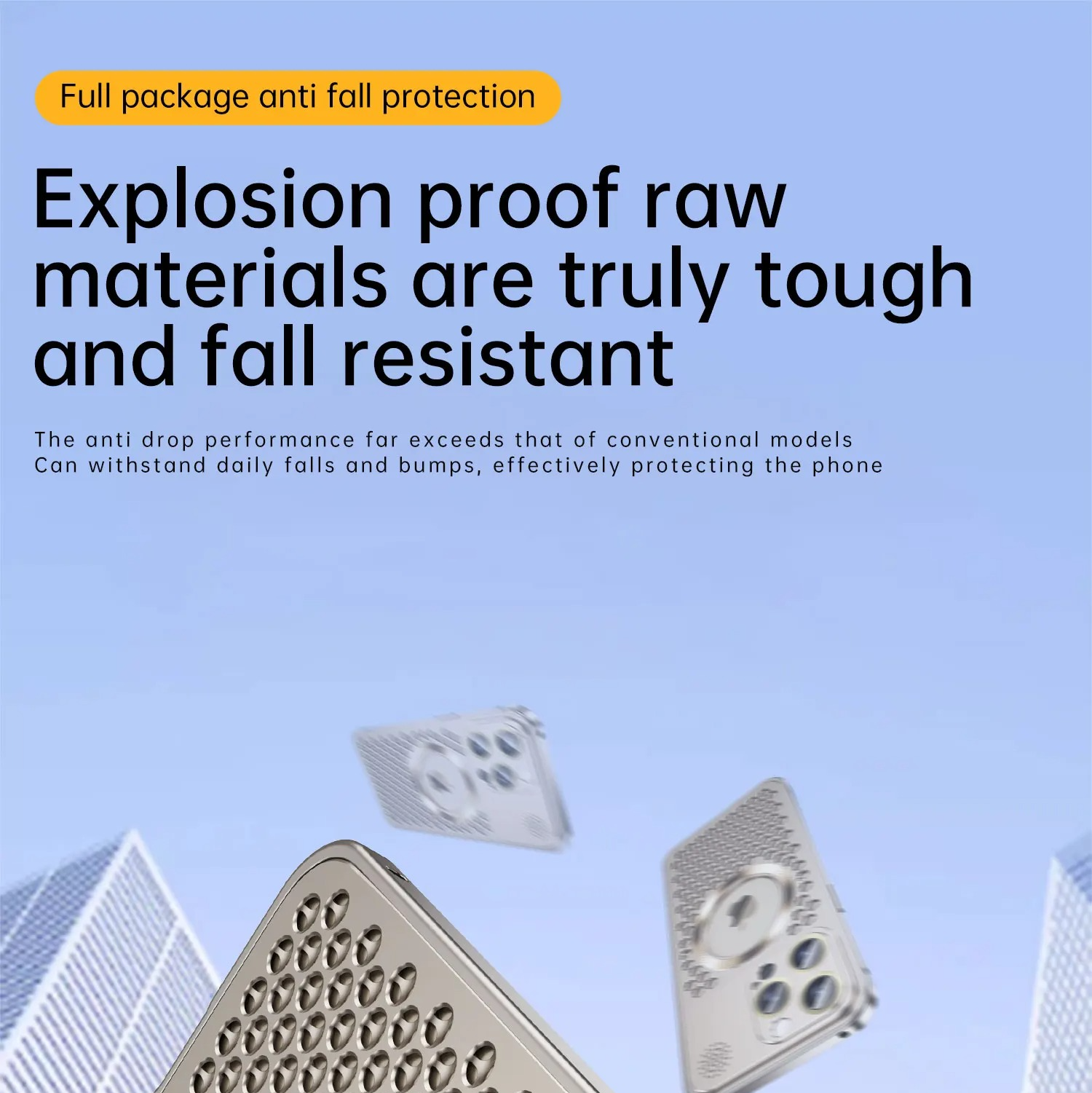 Premium iPhone Heat Dissipation Metal Case — Magnetic Aluminum Cover with MagSafe Compatibility, Dual Layer Shockproof Design, Slim Scratch-Resistant Protective Finish