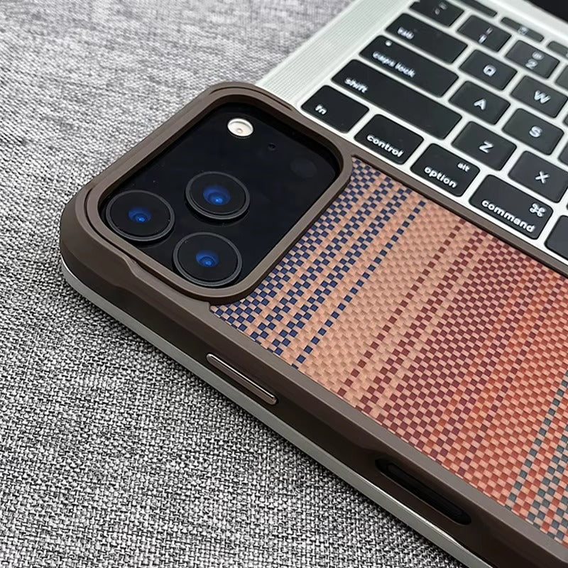 Premium iPhone Case — Magnetic Shockproof Clear PC Cover with Aluminum Alloy Rimless Frame, 360° Stand and Camera-Screen Protection